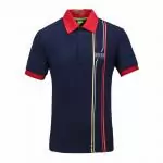 hugo boss sport t-shirts luxe retro 13 fringe bleu